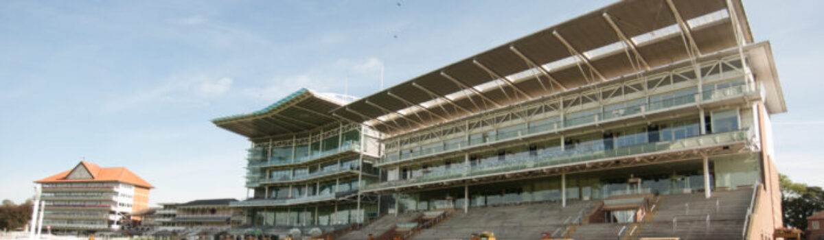 York racecourse welcomes us in.